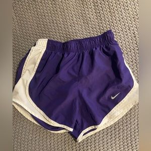 Nike purple women’s shorts. Comfortable and athletic.